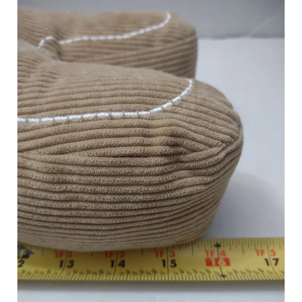 Cupcakes And Cashmere Corduroy Gingerbread Man Pillow 16" - Picture 5 of 6